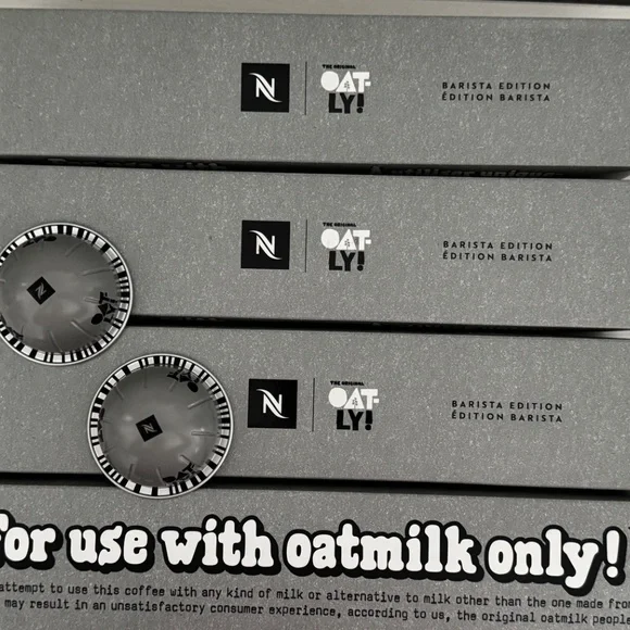 Nespresso Vertuo Oatly Barista Limited Edition 4 sleeves (READ) - Picture 2 of 2